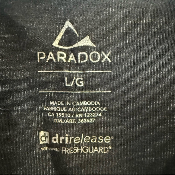 Paradox Black Long Sleeve Tee - Picture 3 of 9